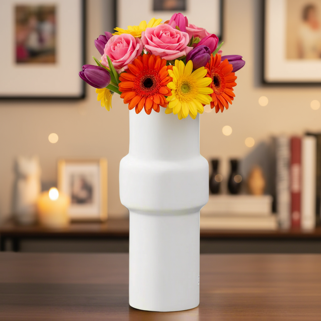 Glira Ceramic Pipe Vase