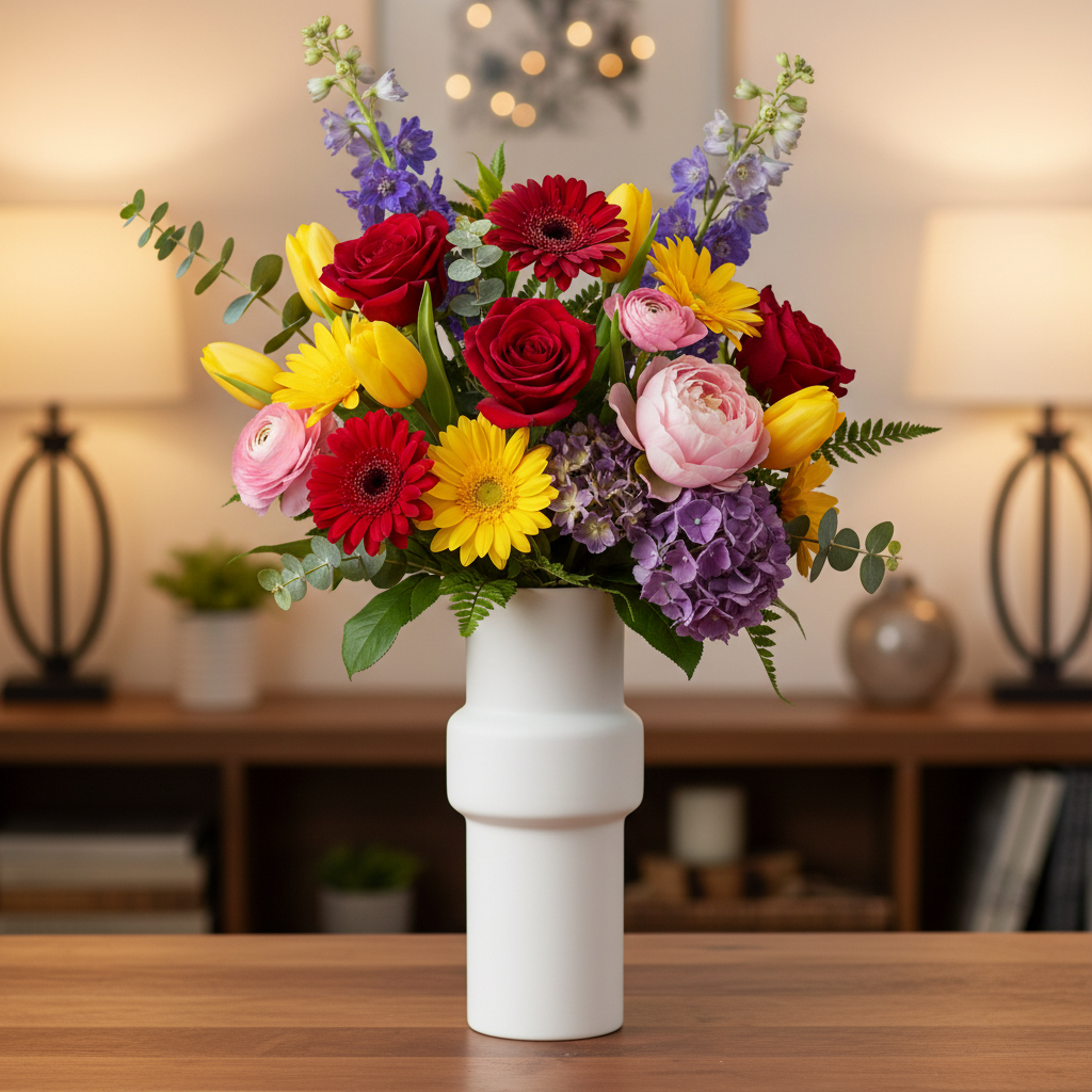 Glira Ceramic Pipe Vase