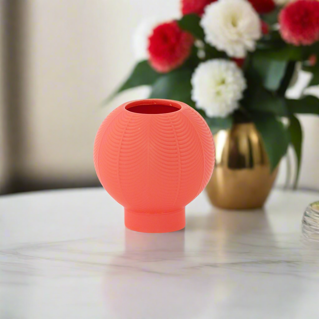 Columna Ceramic Round Vase