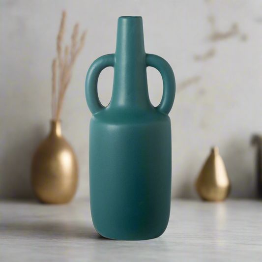Nyelle Ring-Handled Bottle Vases