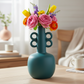 Lyrica Ceramic Round Pelike Vase