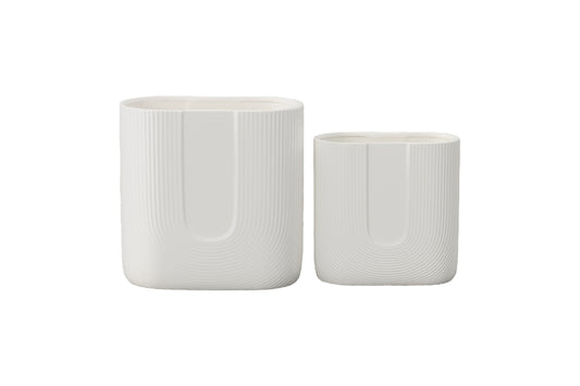 Ceramic Oval Pot Gloss Finish