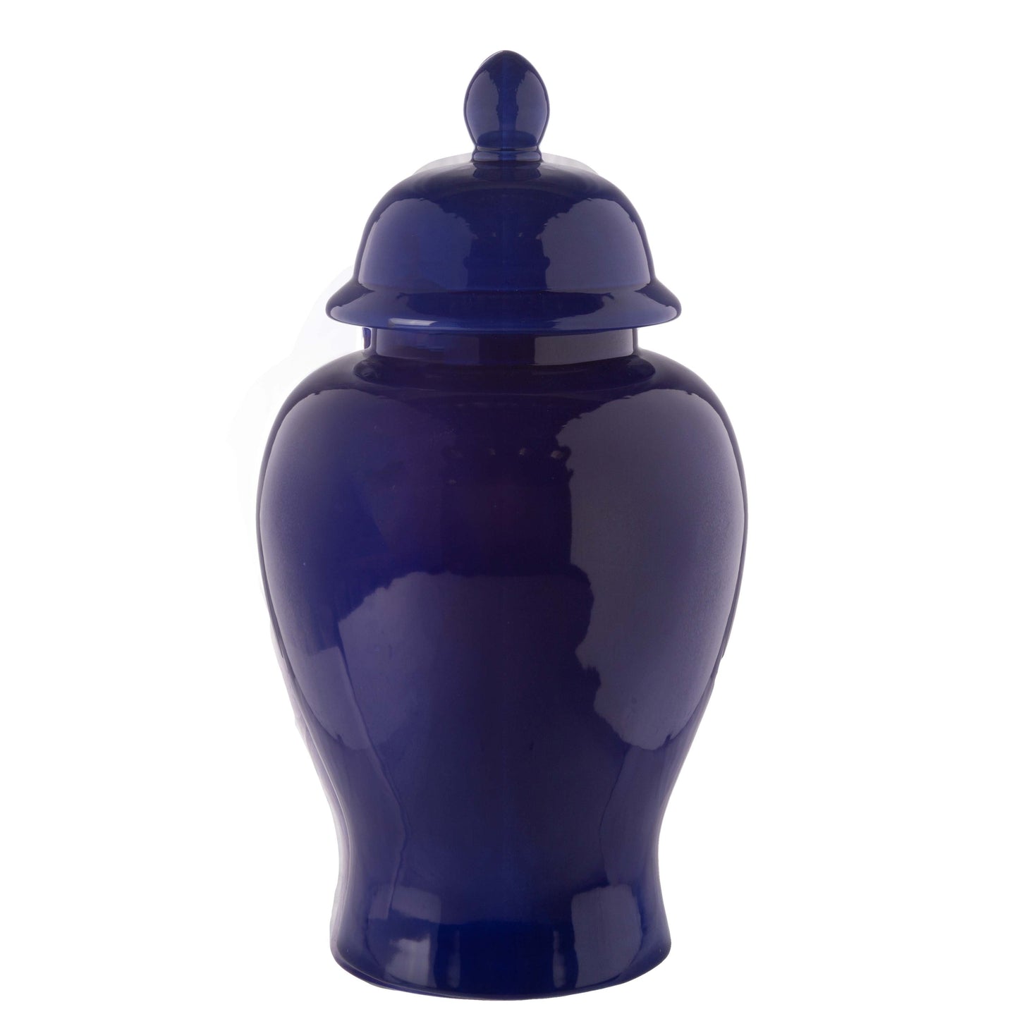 Ceramic Round Ginger/Temple Jar Gloss Finish
