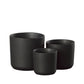 Neylan Matte Blue Ceramic Pot Set (Set of 3)