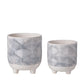 Arvian Baby Blue Tripod Planter Set (Set of 2)