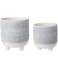 Rivelle Abstract Line Tripod Planter Set (Set of 2)