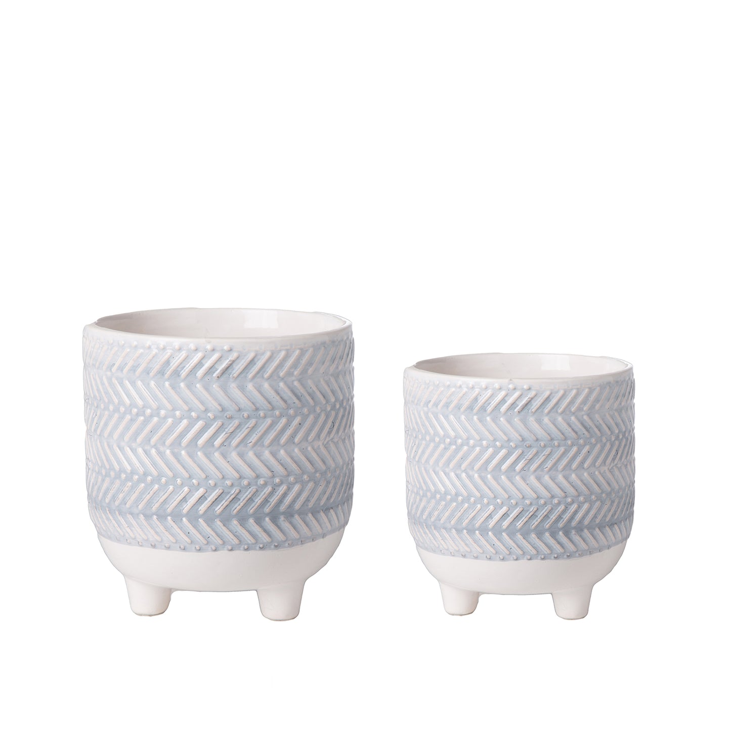 Veyric Geometric Tripod Planter Set (Set of 2)