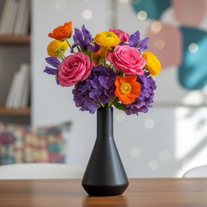 Aaliyah Ceramic Round Bellied Bottle Vase