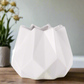 Isari Sloped Geometric Ceramic Planter