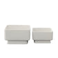 Gracine Ceramic Flared Square Pot – Set of 2