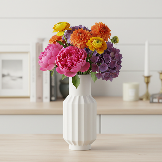 Jiya Ceramic Round Bottle Vase