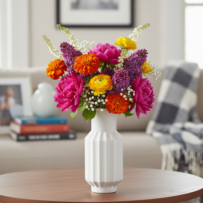 Jiya Ceramic Round Bottle Vase