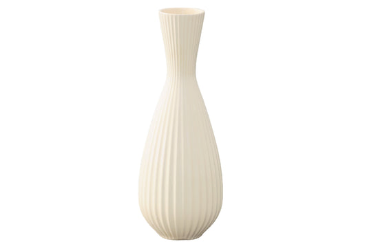 Ceramic Round Bellied Vase Gloss Finish-13.25"H