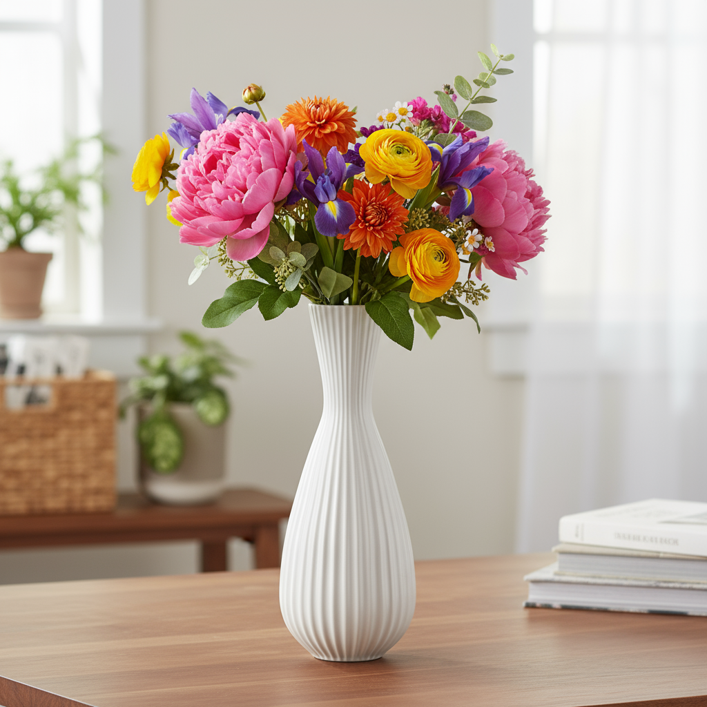 Gaial Ceramic Round Bellied Vase