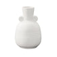 Vesari Embossed Banded Ceramic Vase