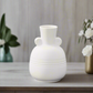 Vesari Embossed Banded Ceramic Vase