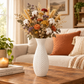 Zelle Round Bellied Ceramic Bottle Vase