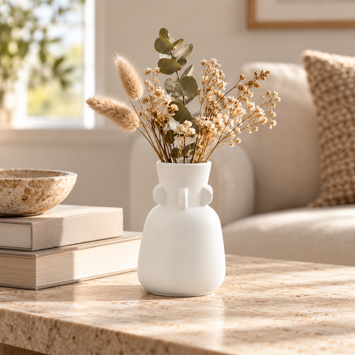 Karmi Trumpet Mouth Design Ceramic Vase