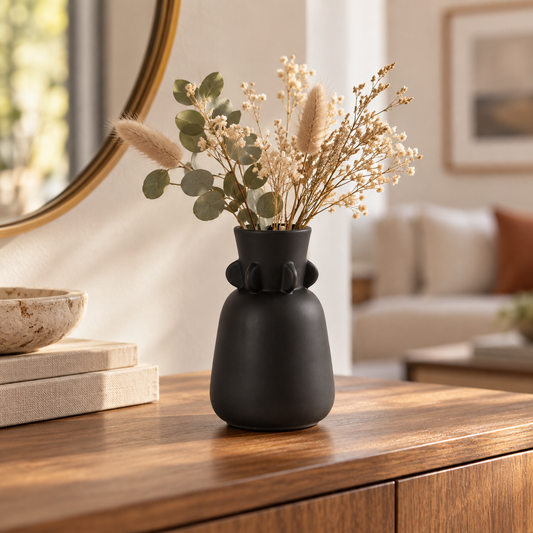 Karmi Trumpet Mouth Design Ceramic Vase