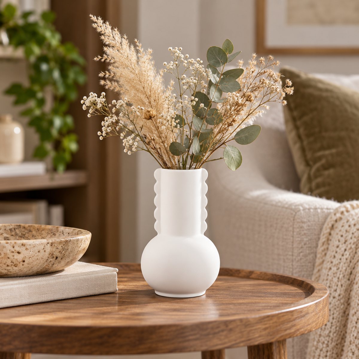 Dorel Round Bellied Ceramic Vase