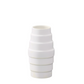 Rhenna Layered Design Round Ceramic Vase