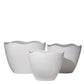 Nishka Ceramic Oval Pot with Irregular Lip (Set of 3)