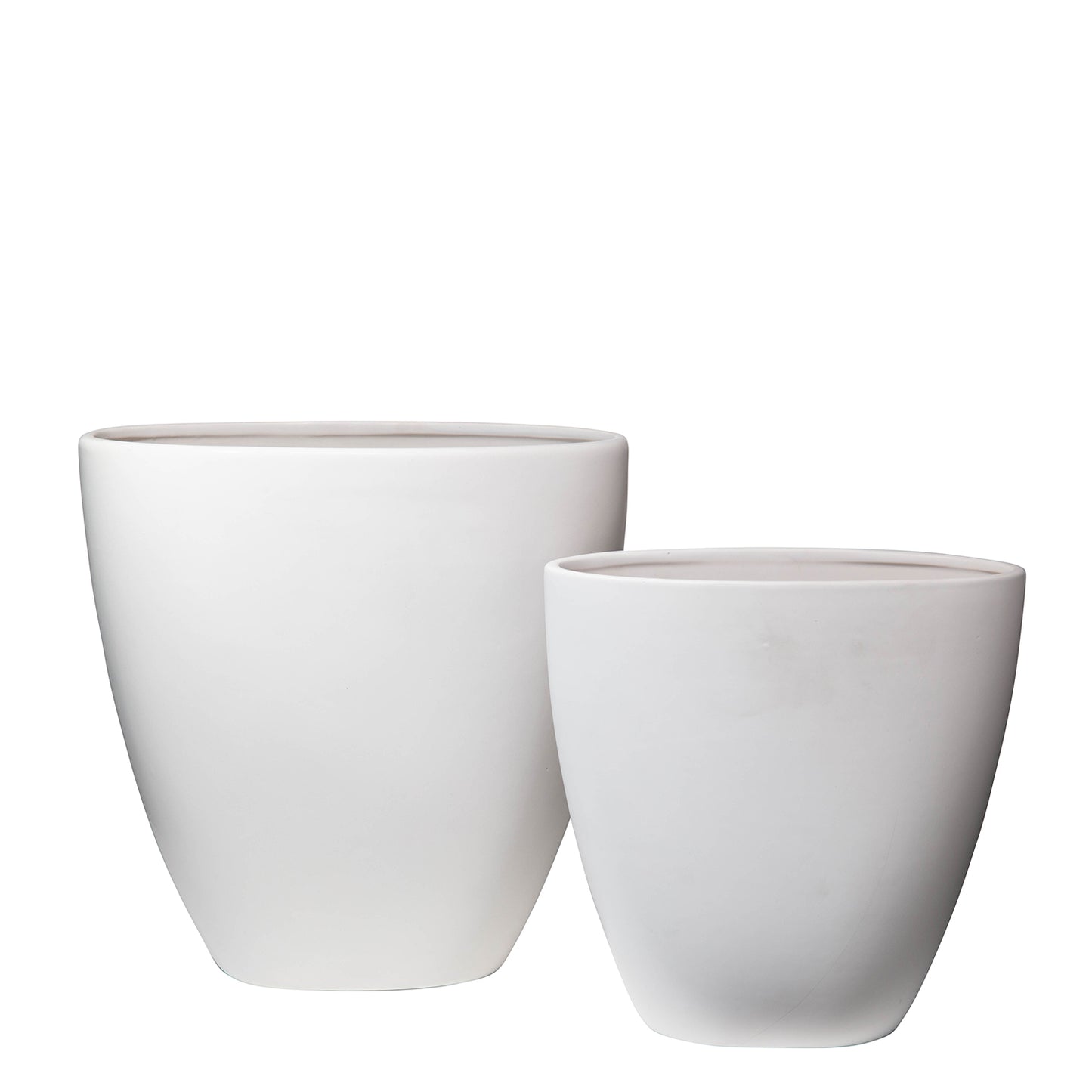 Isla Ceramic Tall Oval Pot (Set of 2)