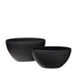 Mavero Embossed Stripe Oval Planter Set (Set of 2)