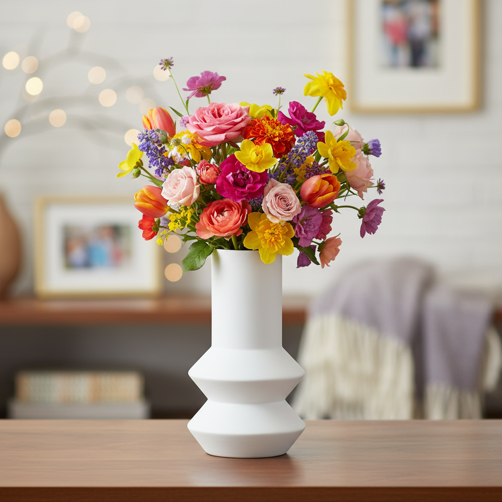 Lydia Ceramic Decorative Vase