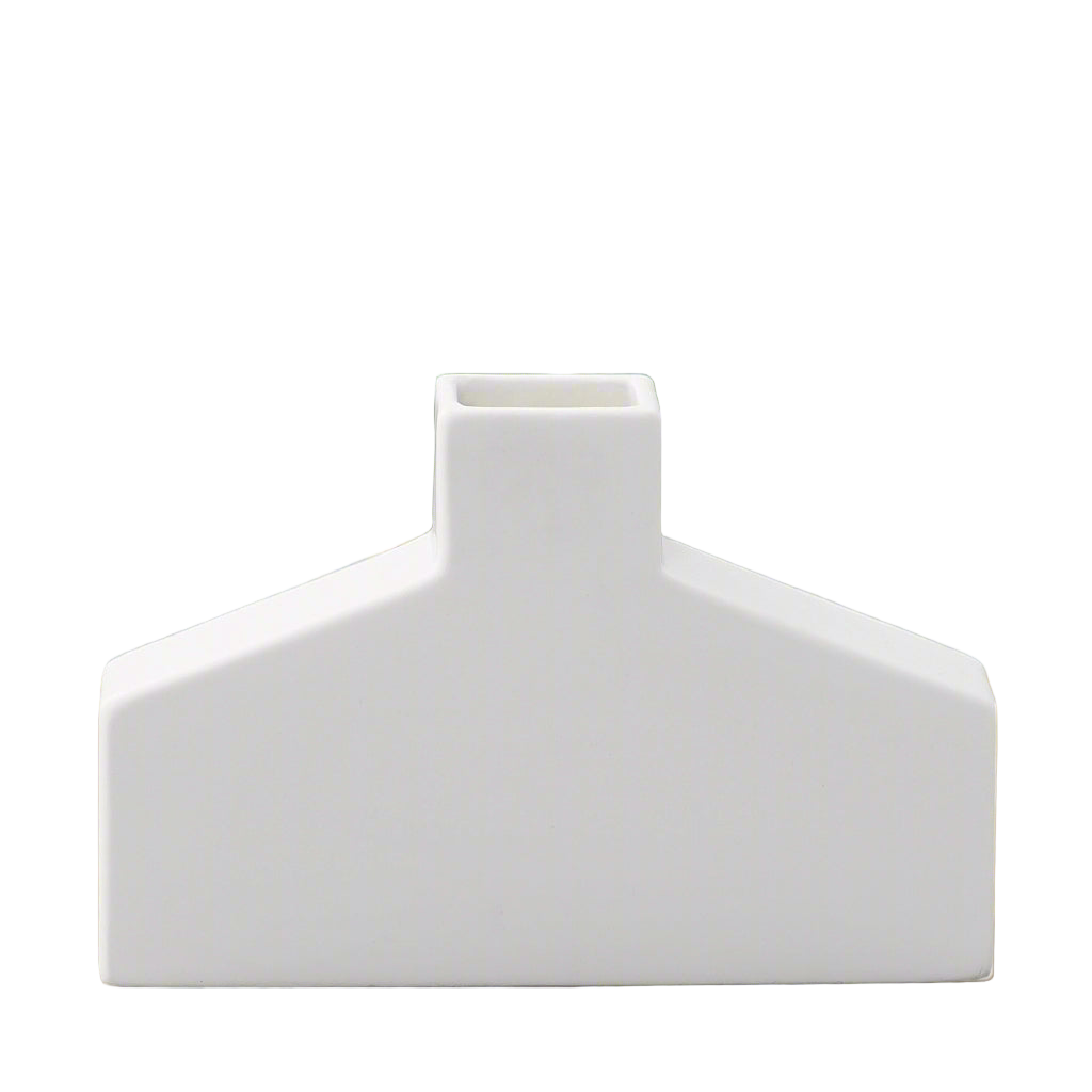 Kneena Ceramic Flat Bottle Vase