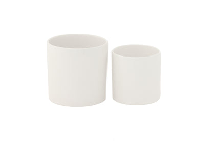 Ceramic Plain Round Pot Matte Finish
