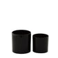 Ollie Ceramic Plain Round Pot (Set of 2)
