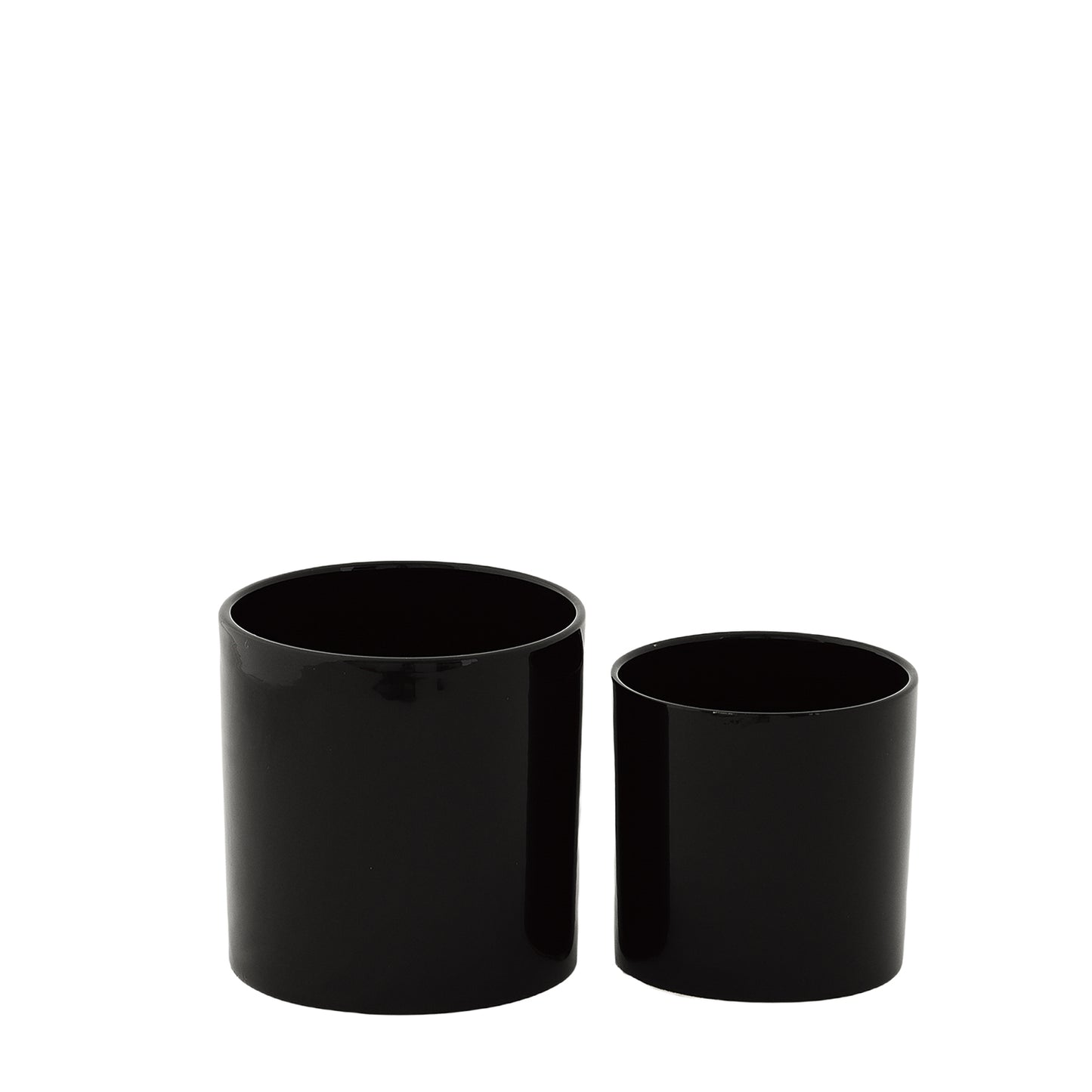 Ollie Ceramic Plain Round Pot (Set of 2)