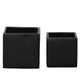 Ceramic Plain Square Pot Matte Finish-6.00"H