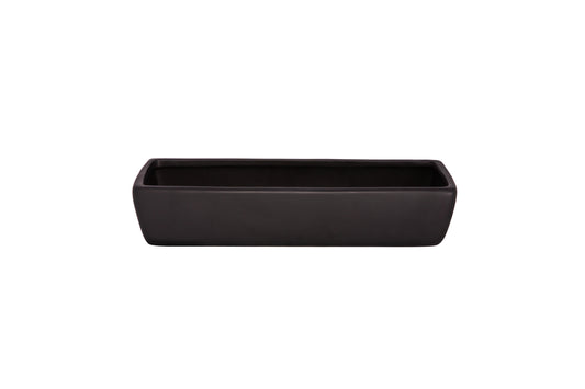 Ceramic Low Rectangle Pot Matte Finish