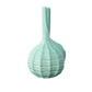 Ocevara Ceramic Glossy Coastal Vase with Shell Design and Gloss Finish