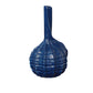 Ocevara Ceramic Glossy Coastal Vase with Shell Design and Gloss Finish