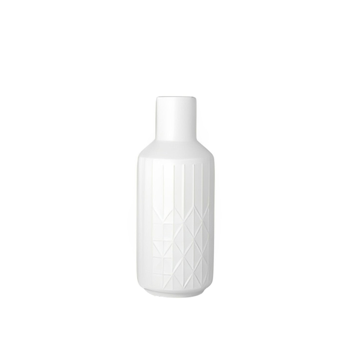 Calyra Matte White Ceramic Vase