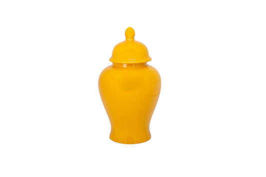 Ceramic Round Ginger/Temple Jar LG Gloss Finish