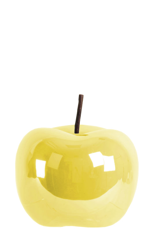 Ceramic Apple Figurine SM Pearlescent Finish