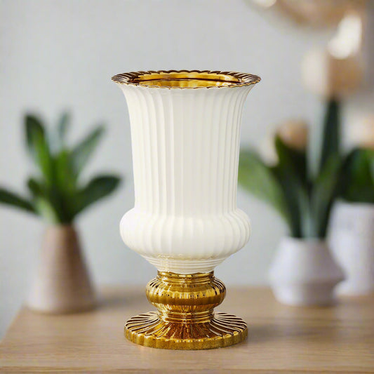 Perani Glossy Ceramic Urn Vase