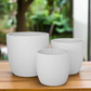 Faye Ceramic Round Planter Set (Set of 3)