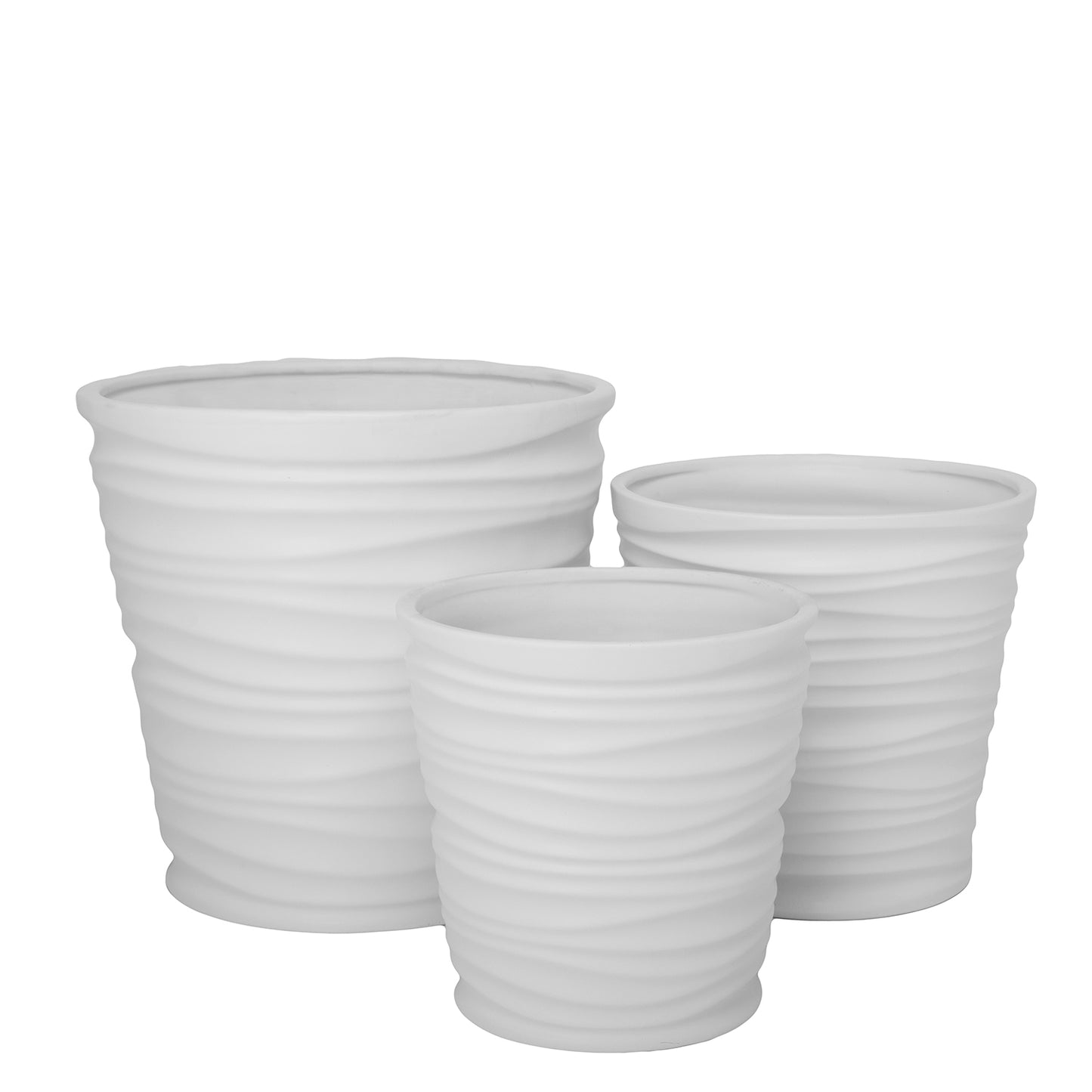 Lazven Embossed Vector Planter Set (Set of 3)