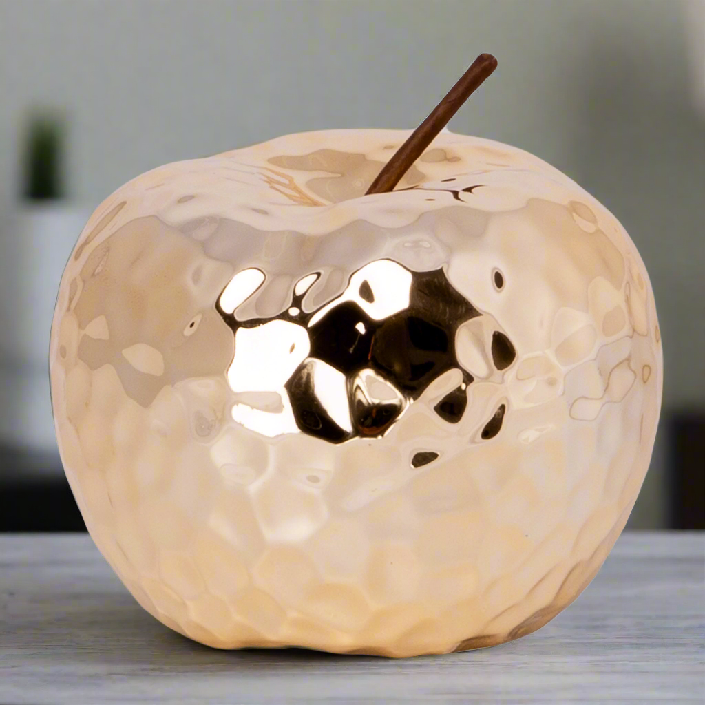 Brannic Hammered Apple Figurine