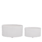 Avery Glossy Oval Vase Set (Set of 2)