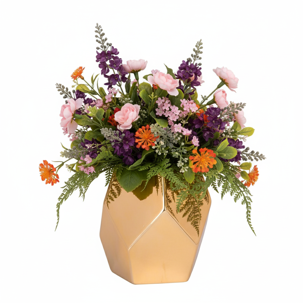 Harper Hexagon Ceramic Planter