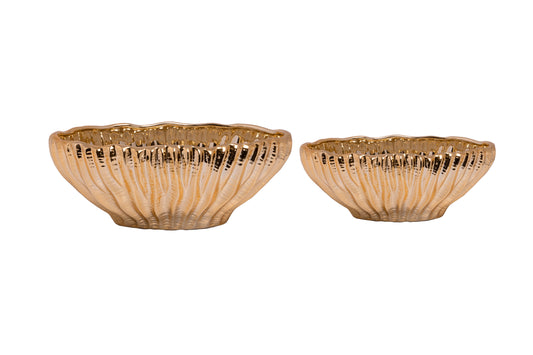 Ceramic Low Oval Pot Matte Finish-6.50"H