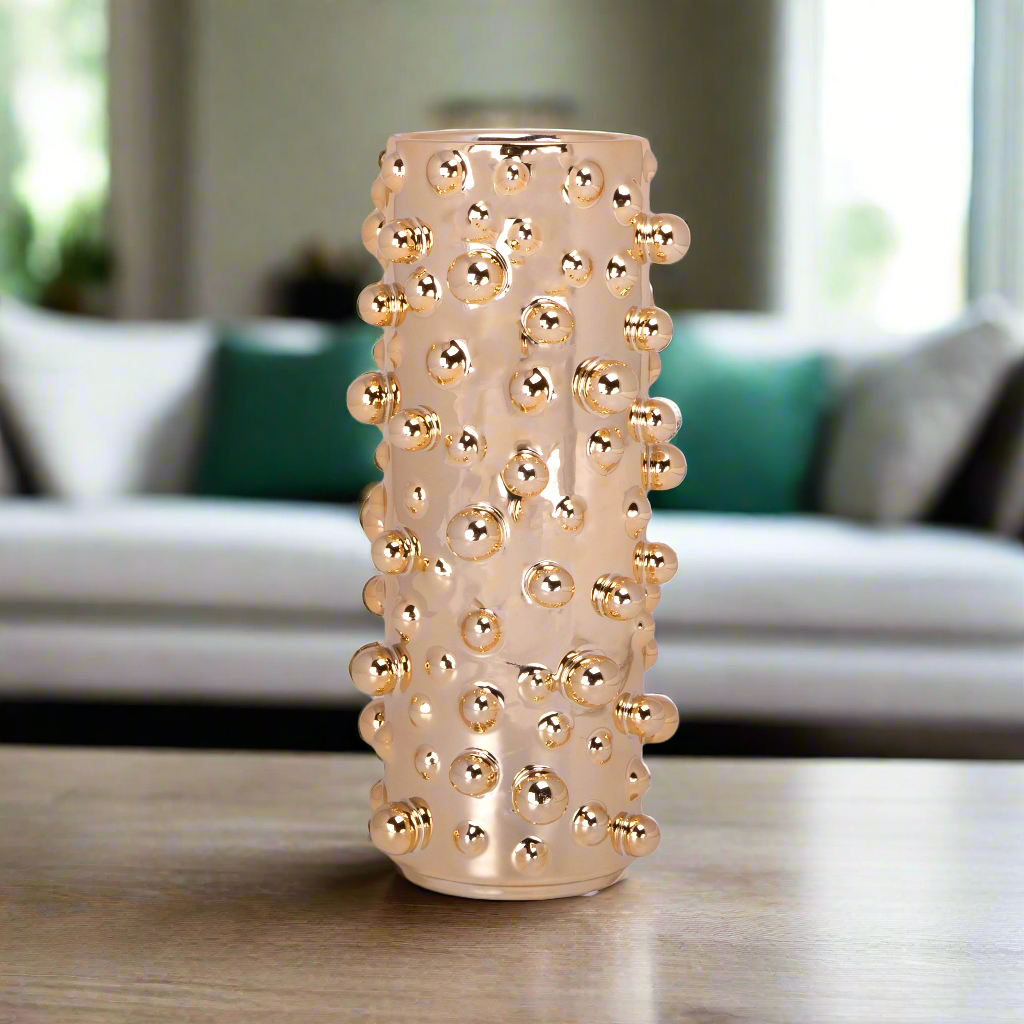 Ceramic Vase Large In Shinny Finish