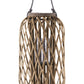 Farlowe Braided Design Bamboo Lantern