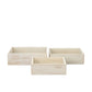 Arden Wooden Square Planter (Set of 3)